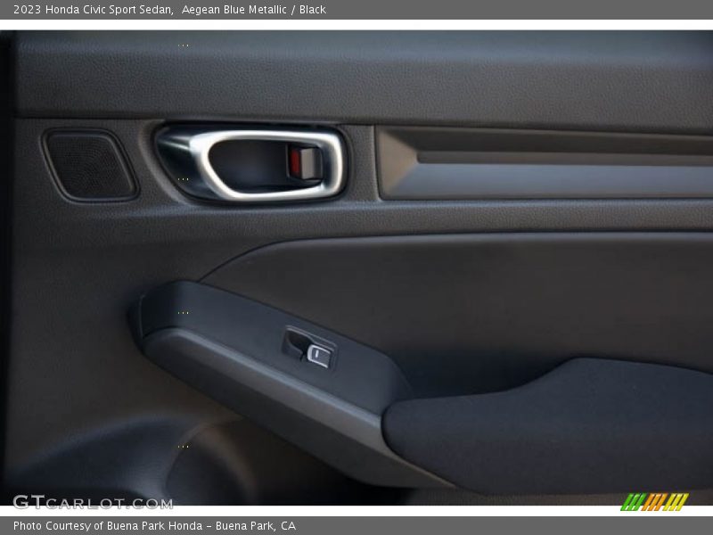 Aegean Blue Metallic / Black 2023 Honda Civic Sport Sedan
