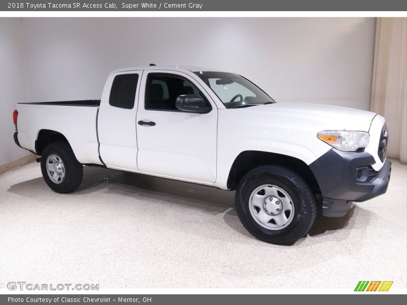  2018 Tacoma SR Access Cab Super White