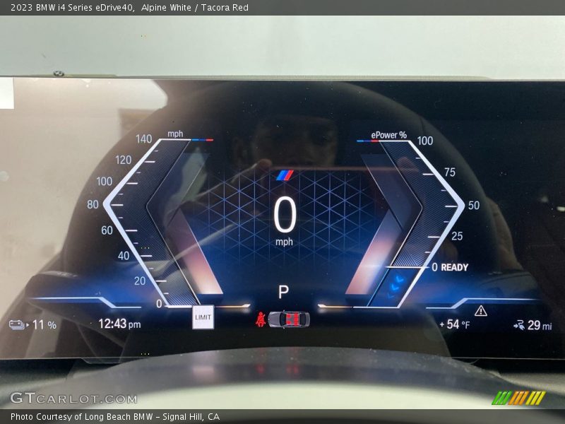 Alpine White / Tacora Red 2023 BMW i4 Series eDrive40