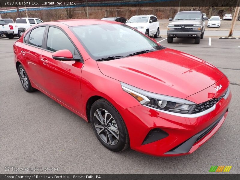 Currant Red / Black 2023 Kia Forte LXS