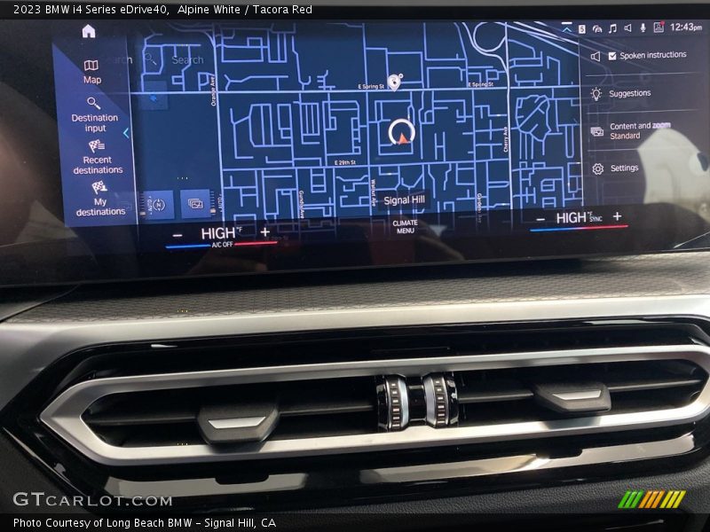 Alpine White / Tacora Red 2023 BMW i4 Series eDrive40