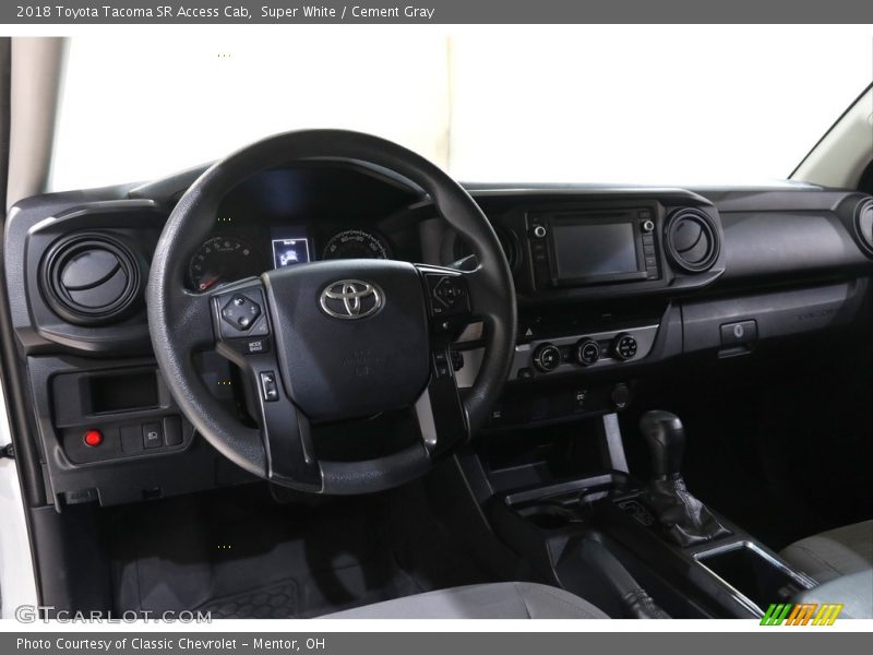 Dashboard of 2018 Tacoma SR Access Cab