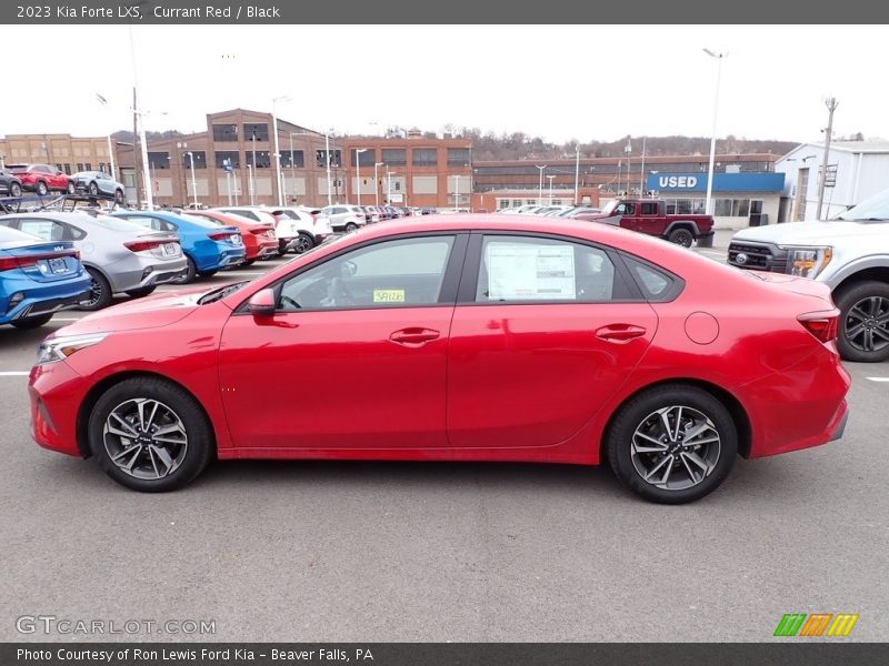 Currant Red / Black 2023 Kia Forte LXS