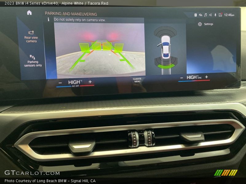 Alpine White / Tacora Red 2023 BMW i4 Series eDrive40