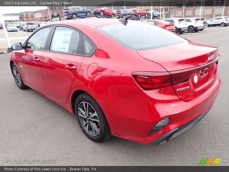 Currant Red / Black 2023 Kia Forte LXS