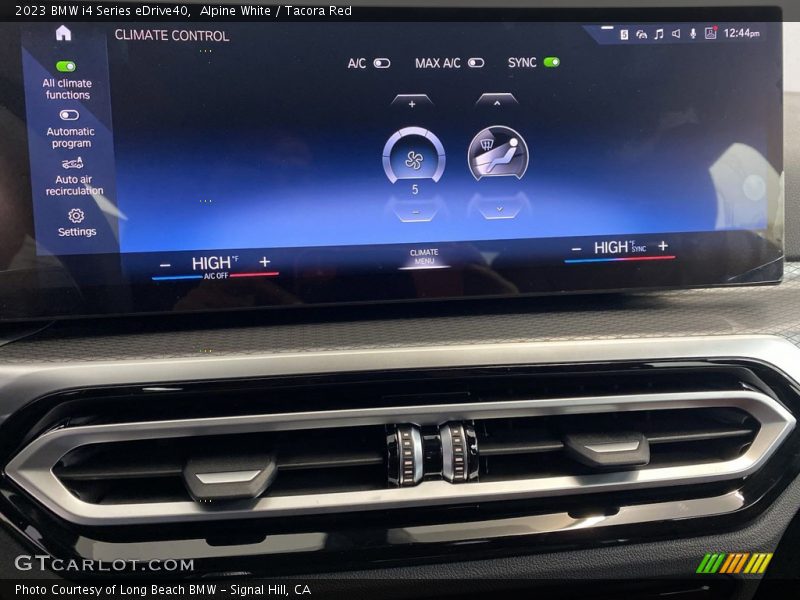 Alpine White / Tacora Red 2023 BMW i4 Series eDrive40
