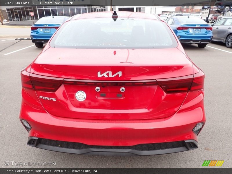 Currant Red / Black 2023 Kia Forte LXS