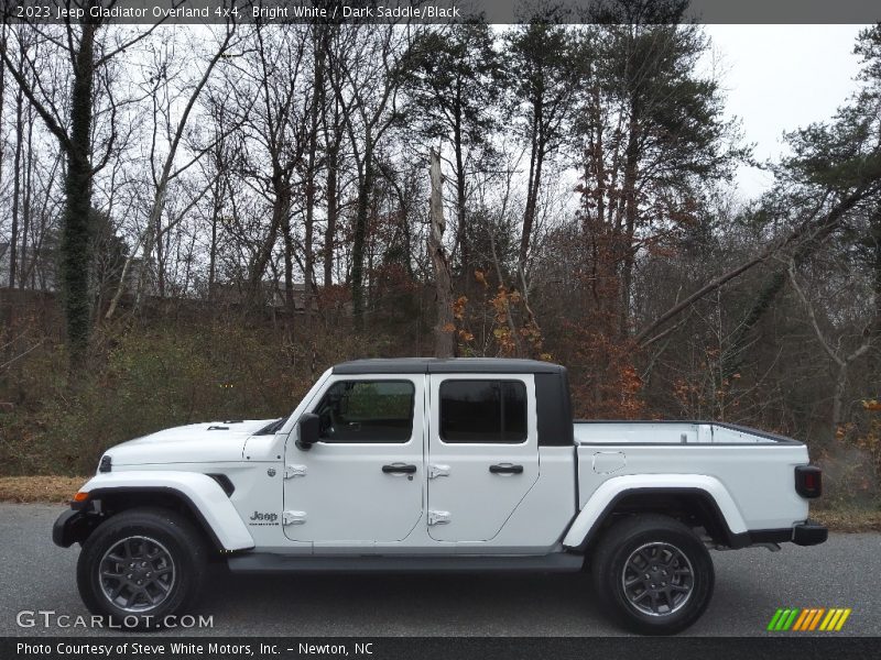 Bright White / Dark Saddle/Black 2023 Jeep Gladiator Overland 4x4