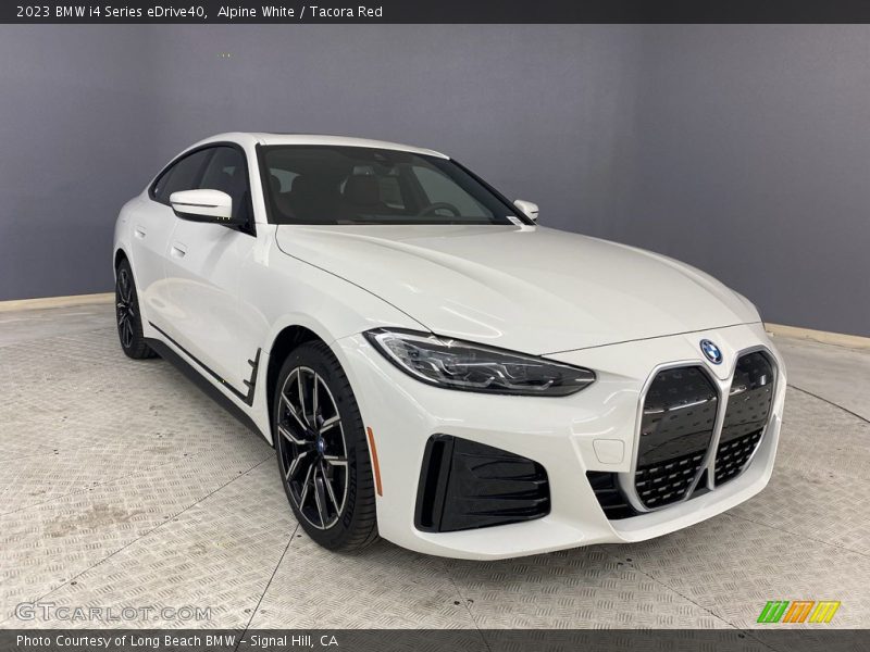 Alpine White / Tacora Red 2023 BMW i4 Series eDrive40