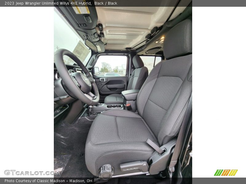  2023 Wrangler Unlimited Willys 4XE Hybrid Black Interior