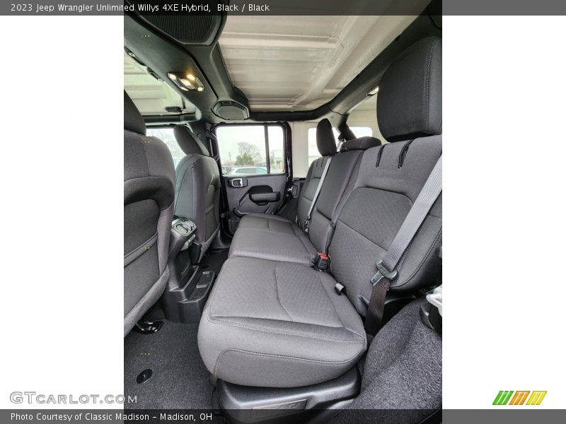 Rear Seat of 2023 Wrangler Unlimited Willys 4XE Hybrid