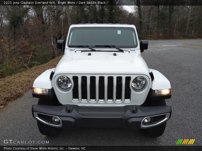 Bright White / Dark Saddle/Black 2023 Jeep Gladiator Overland 4x4