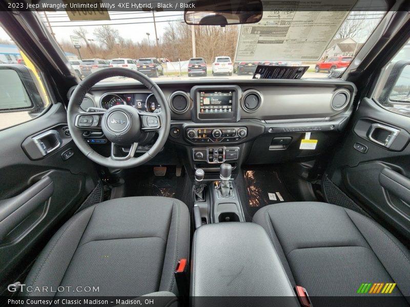  2023 Wrangler Unlimited Willys 4XE Hybrid Black Interior