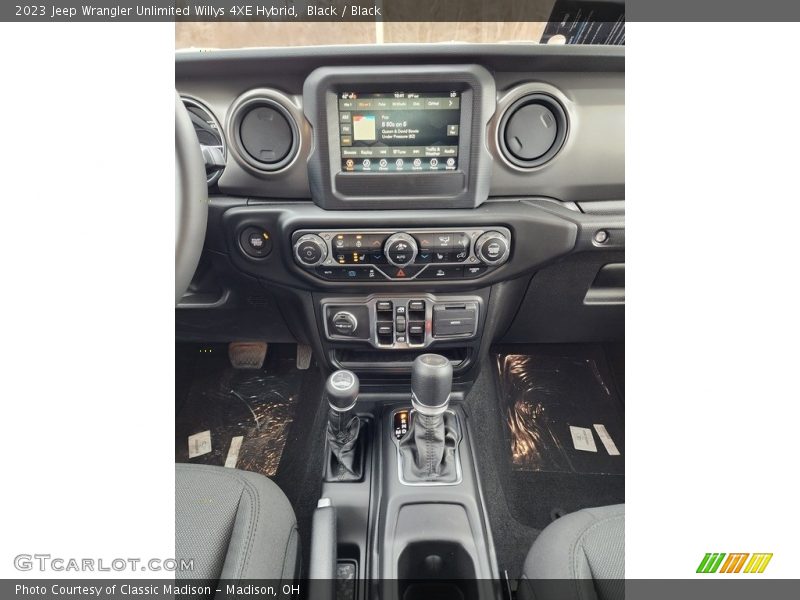 Controls of 2023 Wrangler Unlimited Willys 4XE Hybrid