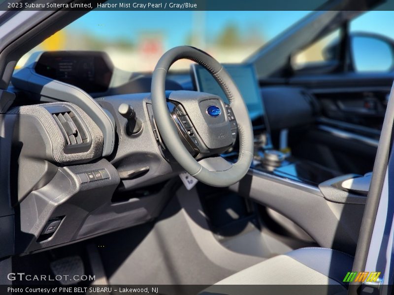 Harbor Mist Gray Pearl / Gray/Blue 2023 Subaru Solterra Limited