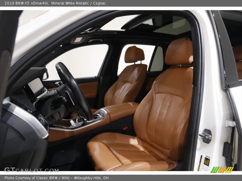 Mineral White Metallic / Cognac 2019 BMW X5 xDrive40i