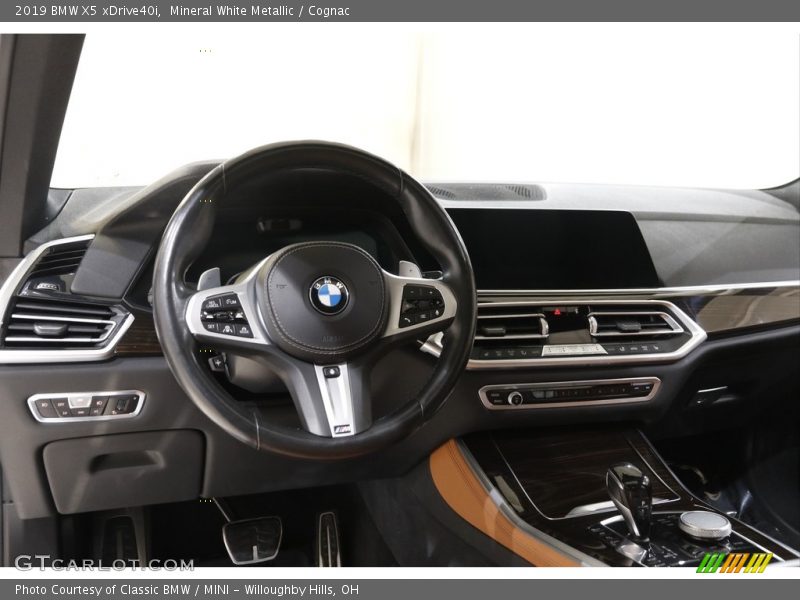 Mineral White Metallic / Cognac 2019 BMW X5 xDrive40i