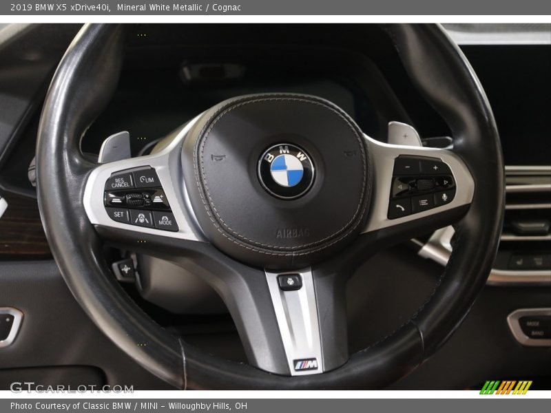 Mineral White Metallic / Cognac 2019 BMW X5 xDrive40i