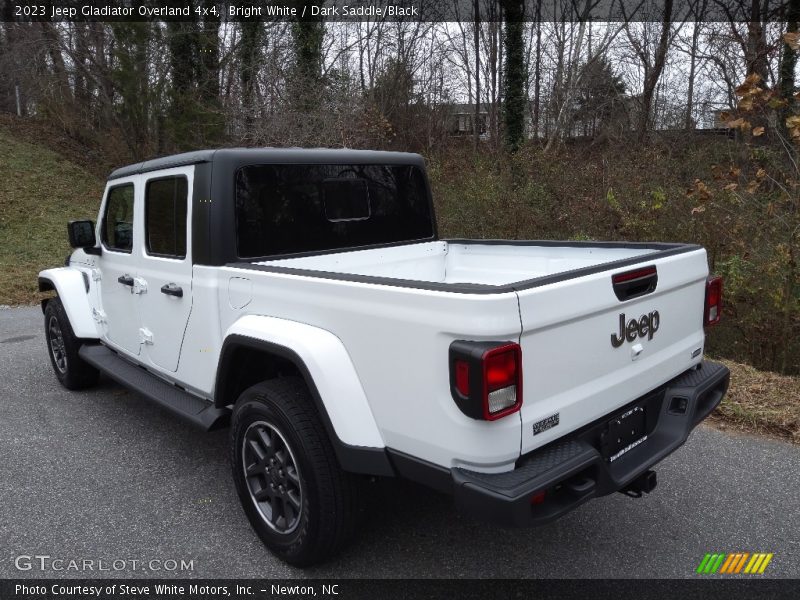 Bright White / Dark Saddle/Black 2023 Jeep Gladiator Overland 4x4