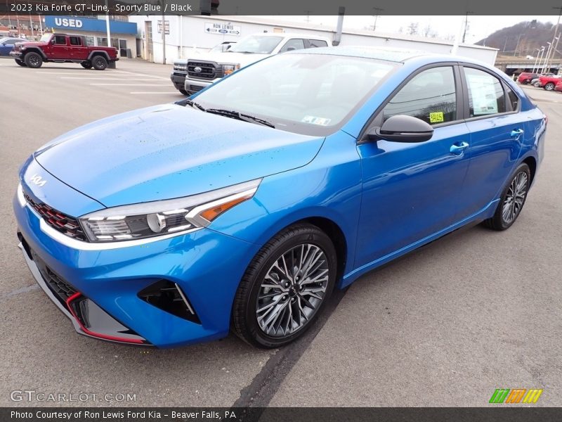 Sporty Blue / Black 2023 Kia Forte GT-Line