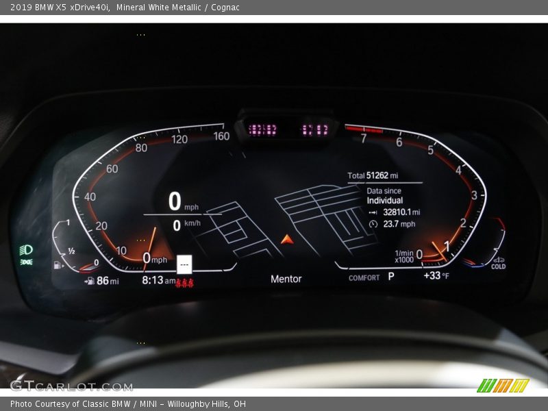 Mineral White Metallic / Cognac 2019 BMW X5 xDrive40i