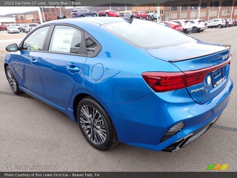 Sporty Blue / Black 2023 Kia Forte GT-Line