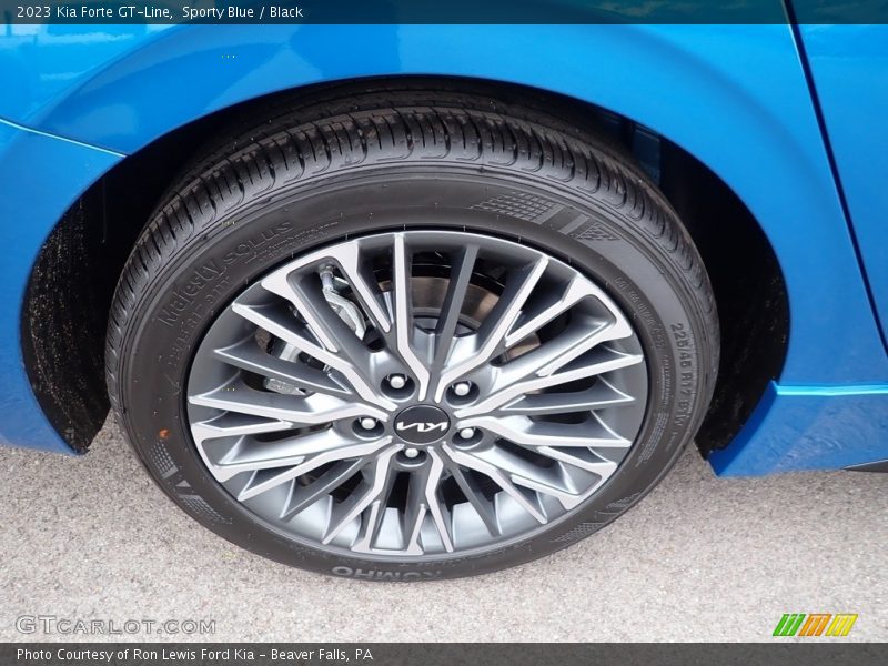 Sporty Blue / Black 2023 Kia Forte GT-Line