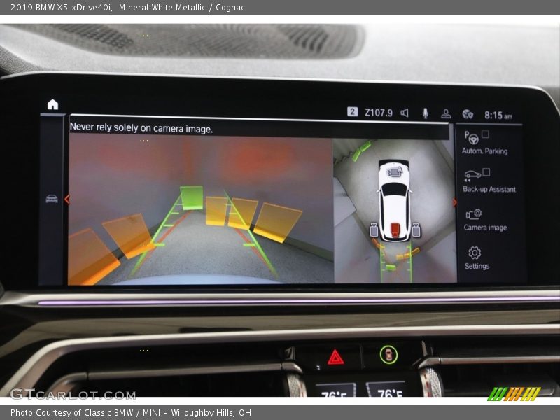 Mineral White Metallic / Cognac 2019 BMW X5 xDrive40i