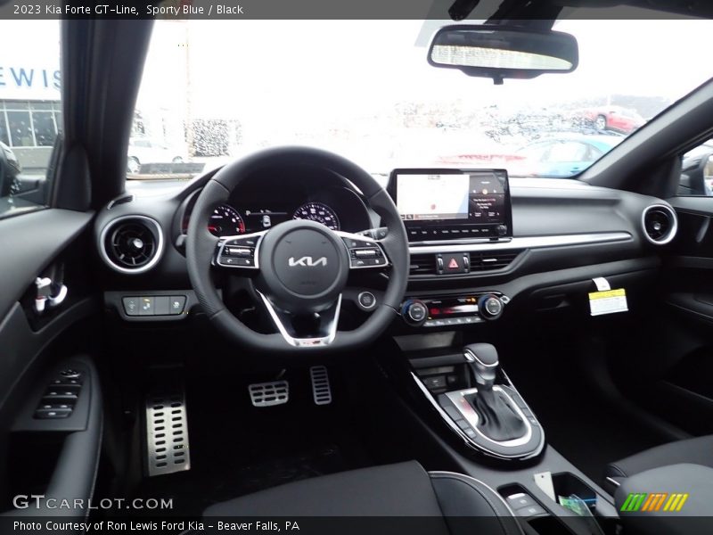 Sporty Blue / Black 2023 Kia Forte GT-Line