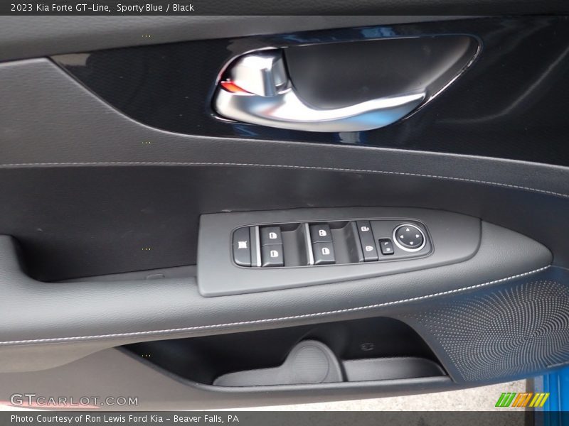 Sporty Blue / Black 2023 Kia Forte GT-Line