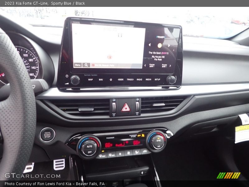Sporty Blue / Black 2023 Kia Forte GT-Line