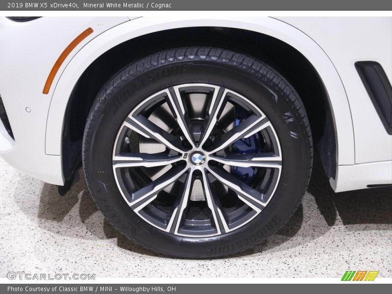 Mineral White Metallic / Cognac 2019 BMW X5 xDrive40i