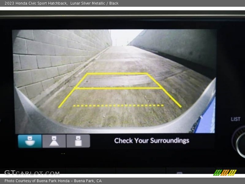 Lunar Silver Metallic / Black 2023 Honda Civic Sport Hatchback