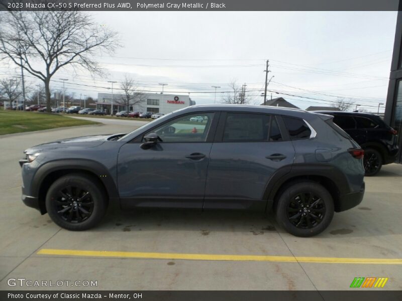 Polymetal Gray Metallic / Black 2023 Mazda CX-50 S Preferred Plus AWD