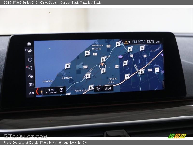 Navigation of 2019 5 Series 540i xDrive Sedan