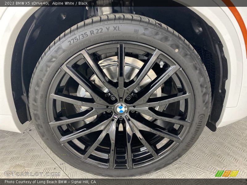 Alpine White / Black 2023 BMW X5 sDrive40i