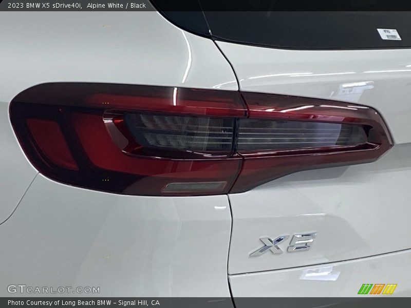 Alpine White / Black 2023 BMW X5 sDrive40i