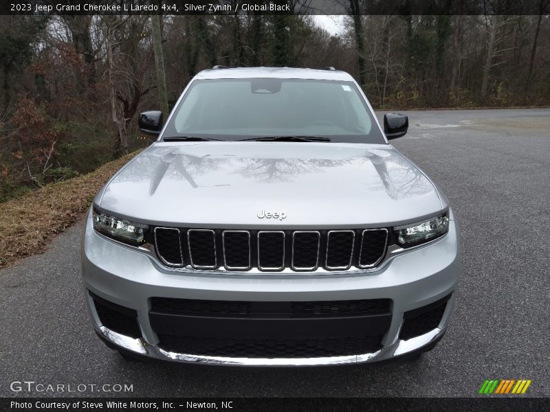 Silver Zynith / Global Black 2023 Jeep Grand Cherokee L Laredo 4x4
