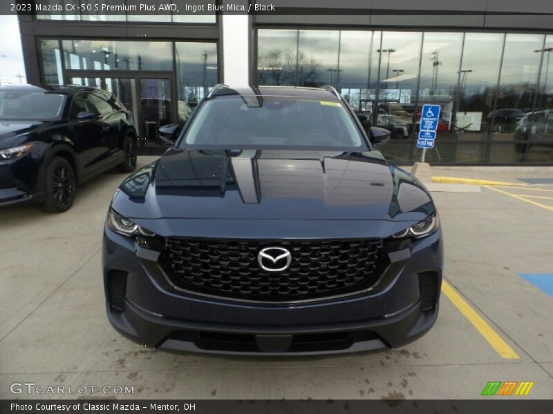 Ingot Blue Mica / Black 2023 Mazda CX-50 S Premium Plus AWD