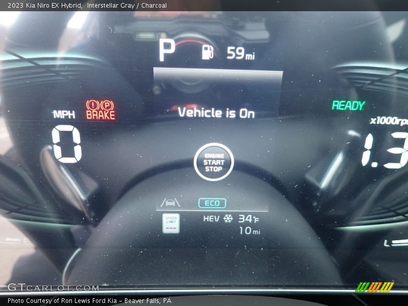 Interstellar Gray / Charcoal 2023 Kia Niro EX Hybrid