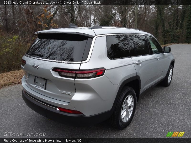 Silver Zynith / Global Black 2023 Jeep Grand Cherokee L Laredo 4x4