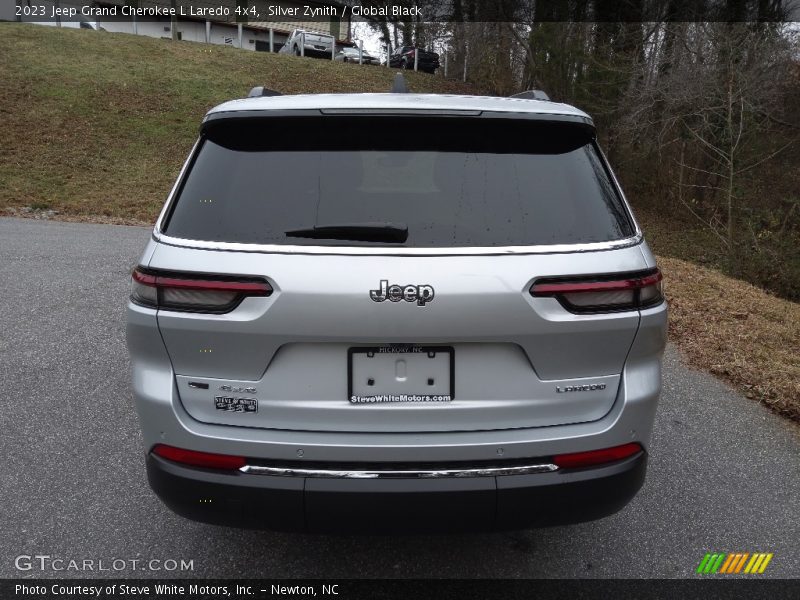 Silver Zynith / Global Black 2023 Jeep Grand Cherokee L Laredo 4x4