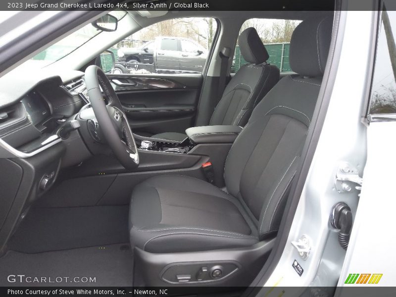Silver Zynith / Global Black 2023 Jeep Grand Cherokee L Laredo 4x4