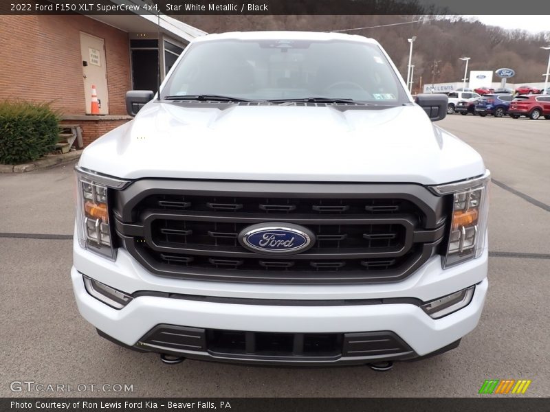 Star White Metallic / Black 2022 Ford F150 XLT SuperCrew 4x4