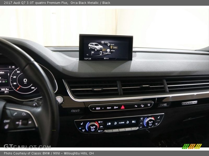 Orca Black Metallic / Black 2017 Audi Q7 3.0T quattro Premium Plus