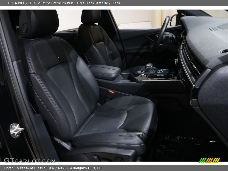 Orca Black Metallic / Black 2017 Audi Q7 3.0T quattro Premium Plus
