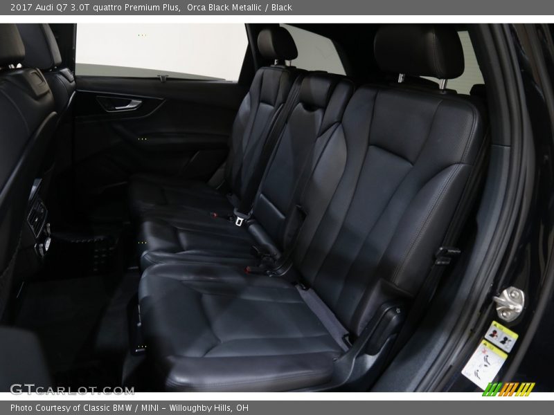 Orca Black Metallic / Black 2017 Audi Q7 3.0T quattro Premium Plus