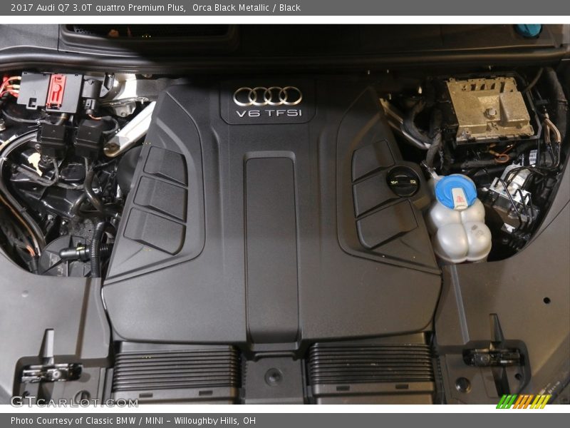 Orca Black Metallic / Black 2017 Audi Q7 3.0T quattro Premium Plus