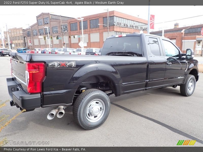 Agate Black / Medium Earth Gray 2022 Ford F250 Super Duty XL SuperCab 4x4