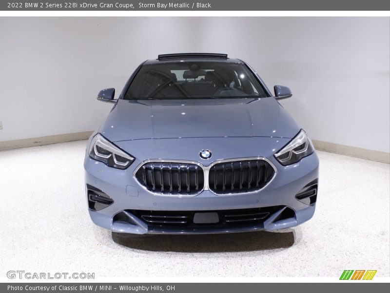 Storm Bay Metallic / Black 2022 BMW 2 Series 228i xDrive Gran Coupe